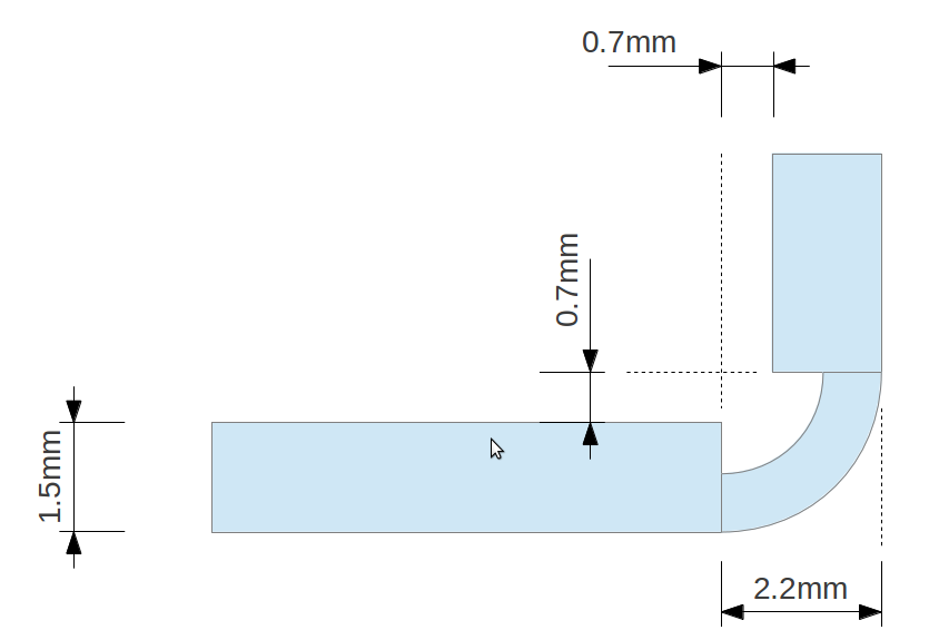 Actual Bending 1.5mm