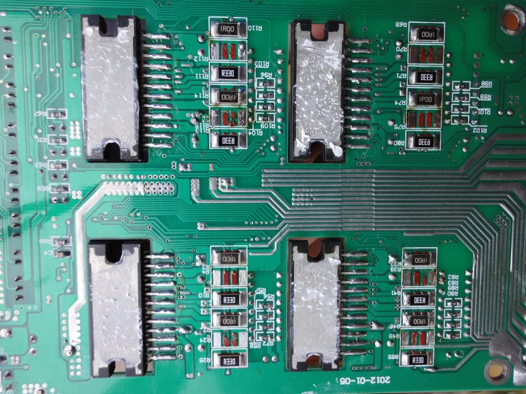 Stepper Controller modified for 2A max current